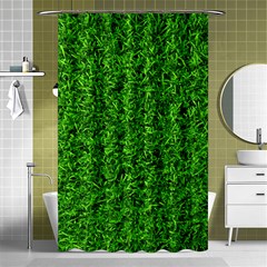 Green Grass Texture Summer Shower Curtain 48  X 72  (small)  by 99art