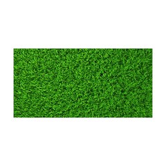 Green Grass Texture Summer Yoga Headband by 99art