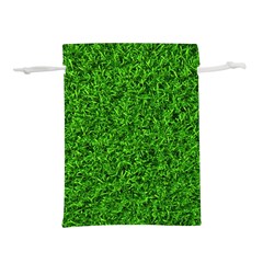 Green Grass Texture Summer Lightweight Drawstring Pouch (s) by 99art