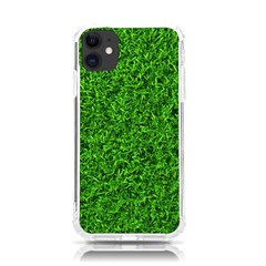 Green Grass Texture Summer Iphone 11 Tpu Uv Print Case by 99art