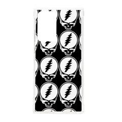 Black And White Deadhead Grateful Dead Steal Your Face Pattern Samsung Galaxy Note 20 Ultra Tpu Uv Case by 99art