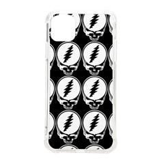 Black And White Deadhead Grateful Dead Steal Your Face Pattern Iphone 11 Pro Max 6 5 Inch Tpu Uv Print Case by 99art