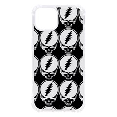 Black And White Deadhead Grateful Dead Steal Your Face Pattern Iphone 13 Tpu Uv Print Case by 99art