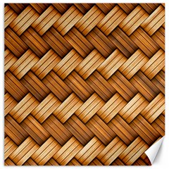 Wooden Weaving Texture Canvas 12  X 12  by 99art