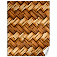 Wooden Weaving Texture Canvas 12  X 16  by 99art