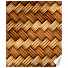 Wooden Weaving Texture Canvas 20  X 24  by 99art