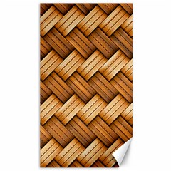 Wooden Weaving Texture Canvas 40  X 72  by 99art