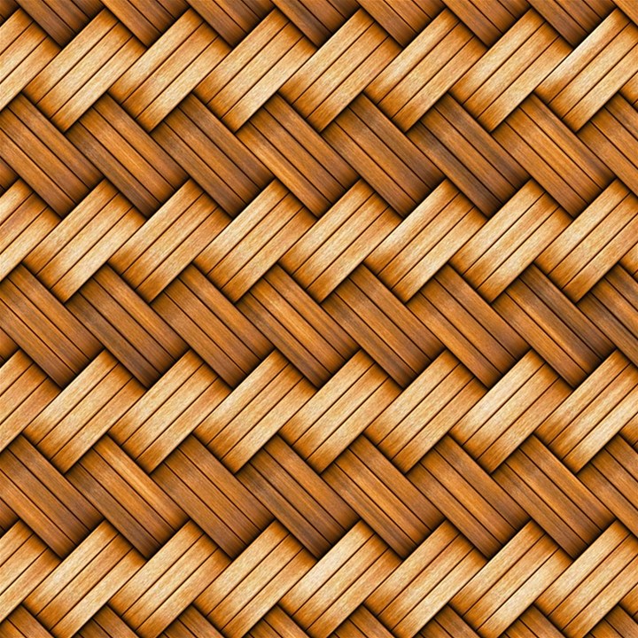 Wooden Weaving Texture Play Mat (Square)