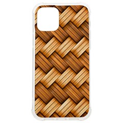 Wooden Weaving Texture Iphone 12/12 Pro Tpu Uv Print Case by 99art