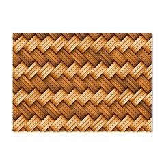 Wooden Weaving Texture Crystal Sticker (a4) by 99art