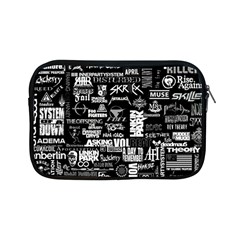 Music Pattern Black White Apple Ipad Mini Zipper Cases by 99art