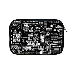 Music Pattern Black White Apple Macbook Pro 13  Zipper Case by 99art