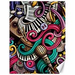 Doodle Colorful Music Doodles Canvas 18  x 24  17.8 x23.08  Canvas - 1