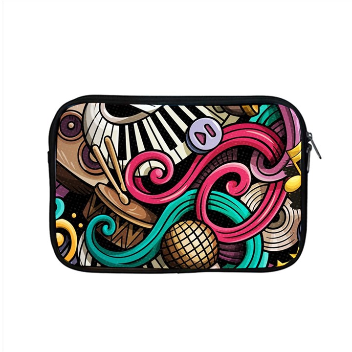 Doodle Colorful Music Doodles Apple MacBook Pro 15  Zipper Case