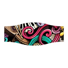 Doodle Colorful Music Doodles Stretchable Headband by 99art