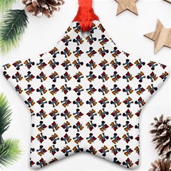 Mixed Abstract Colors Pattern Star Ornament (two Sides) by dflcprintsclothing