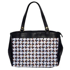 Mixed Abstract Colors Pattern Oversize Office Handbag by dflcprintsclothing