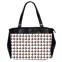 Mixed Abstract Colors Pattern Oversize Office Handbag (2 Sides) by dflcprintsclothing