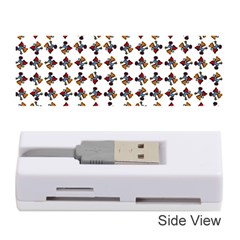 Mixed Abstract Colors Pattern Memory Card Reader (stick)