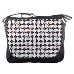 Mixed Abstract Colors Pattern Messenger Bag by dflcprintsclothing