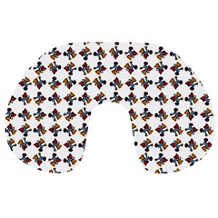 Mixed Abstract Colors Pattern Travel Neck Pillow