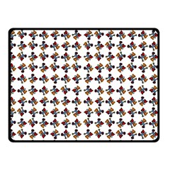 Mixed Abstract Colors Pattern Two Sides Fleece Blanket (small) by dflcprintsclothing