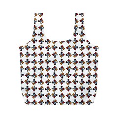 Mixed Abstract Colors Pattern Full Print Recycle Bag (m) by dflcprintsclothing