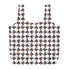 Mixed Abstract Colors Pattern Full Print Recycle Bag (l) by dflcprintsclothing