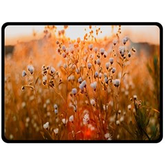 Late Afternoon Two Sides Fleece Blanket (large) by artworkshop