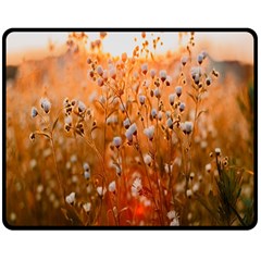 Late Afternoon Two Sides Fleece Blanket (medium) by artworkshop