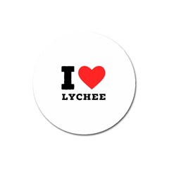 I Love Lychee  Magnet 3  (round) by ilovewhateva