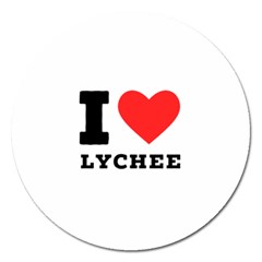 I Love Lychee  Magnet 5  (round) by ilovewhateva