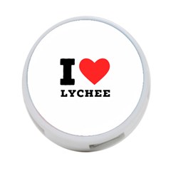 I Love Lychee  4-port Usb Hub (one Side) by ilovewhateva