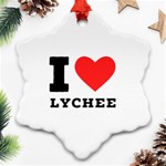 I love lychee  Ornament (Snowflake) Front