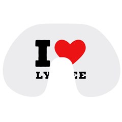 I Love Lychee  Travel Neck Pillow by ilovewhateva