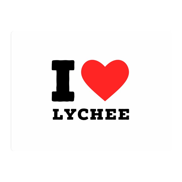 I love lychee  Two Sides Premium Plush Fleece Blanket (Mini)