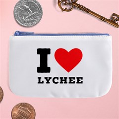 I Love Lychee  Large Coin Purse by ilovewhateva