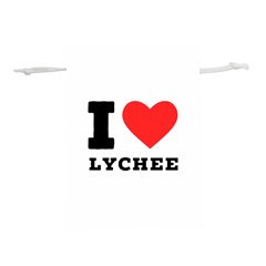 I Love Lychee  Lightweight Drawstring Pouch (s) by ilovewhateva