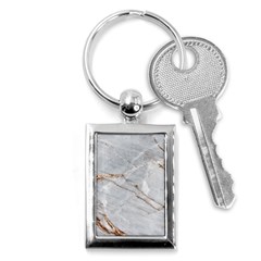 Gray Light Marble Stone Texture Background Key Chain (rectangle) by Vaneshart