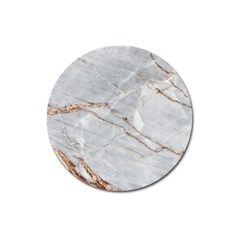 Gray Light Marble Stone Texture Background Magnet 3  (round) by Vaneshart