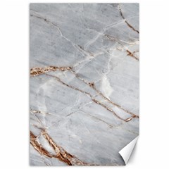 Gray Light Marble Stone Texture Background Canvas 24  X 36  by Vaneshart