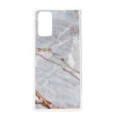 Gray Light Marble Stone Texture Background Samsung Galaxy Note 20 Tpu Uv Case by Vaneshart