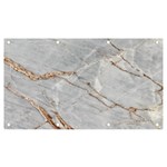 Gray Light Marble Stone Texture Background Banner and Sign 7  x 4  Front