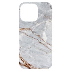 Gray Light Marble Stone Texture Background Iphone 14 Pro Max Black Uv Print Case by Vaneshart