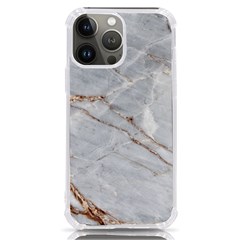 Gray Light Marble Stone Texture Background Iphone 13 Pro Max Tpu Uv Print Case by Vaneshart