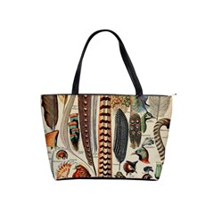 Feathers Birds Vintage Art Classic Shoulder Handbag by Vaneshart