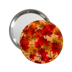 Wallpaper Background Autumn Fall 2 25  Handbag Mirrors by Vaneshart