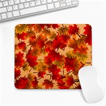 Wallpaper Background Autumn Fall Large Mousepad Front