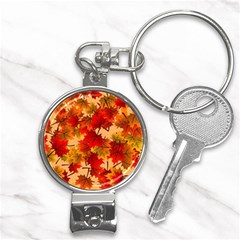 Wallpaper Background Autumn Fall Nail Clippers Key Chain by Vaneshart