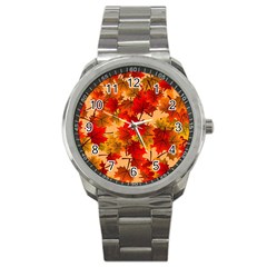 Wallpaper Background Autumn Fall Sport Metal Watch by Vaneshart